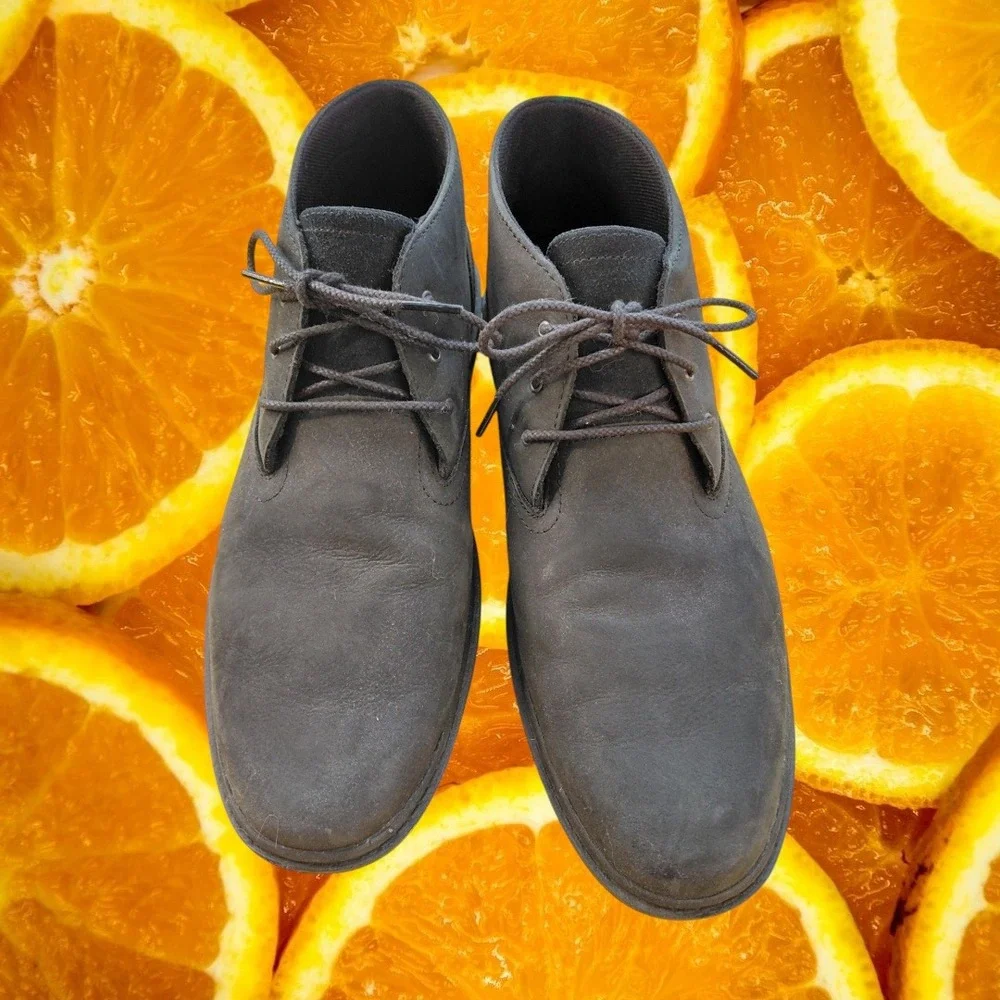 Timberland Hoverlite Mens Black Nubuck Leather Chukka Boots A1QCS Size‎ 12